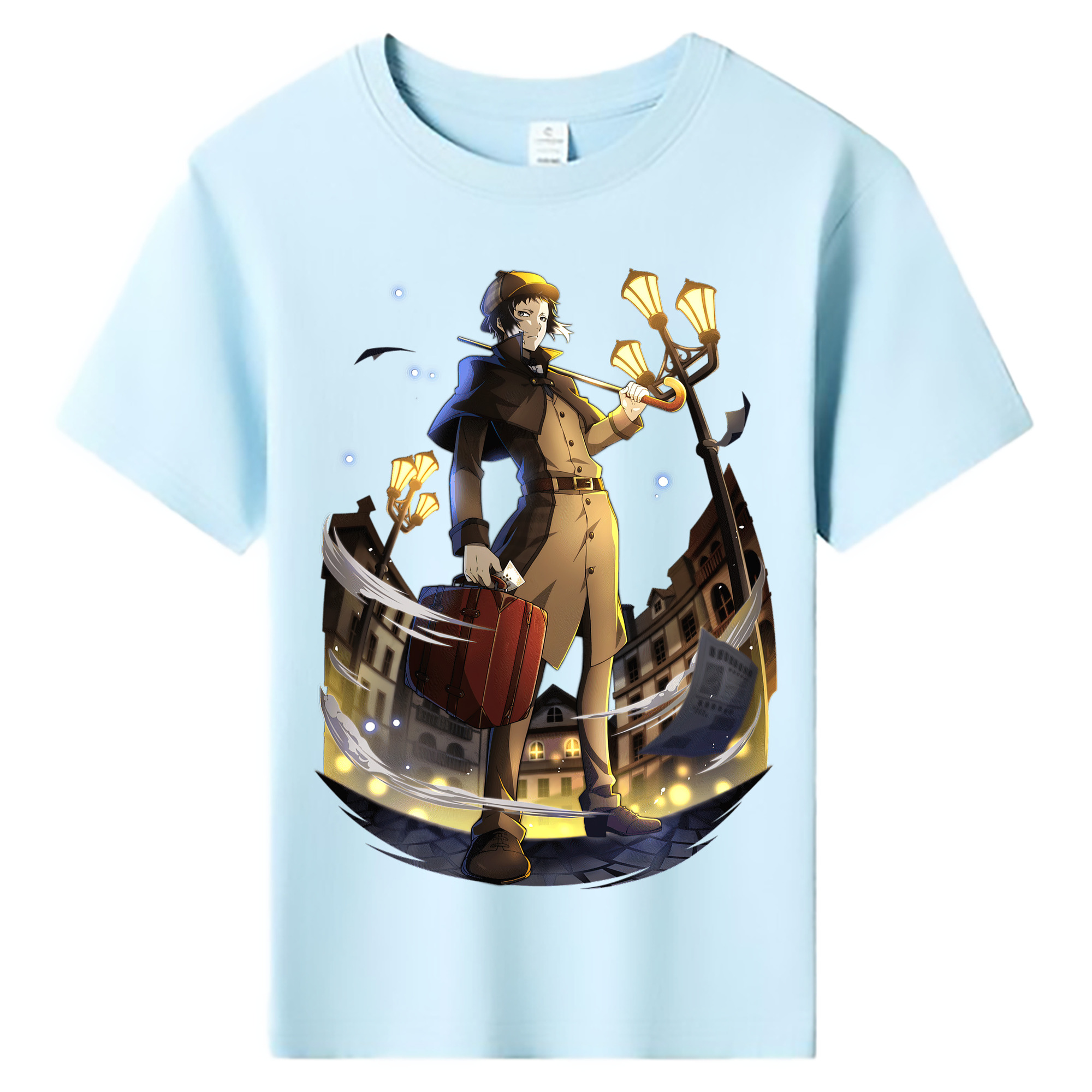 （画像用） 文豪ストレイドッグス Bungo Stray Dogs 綿100％キッズTシャツ（フロントプリント）